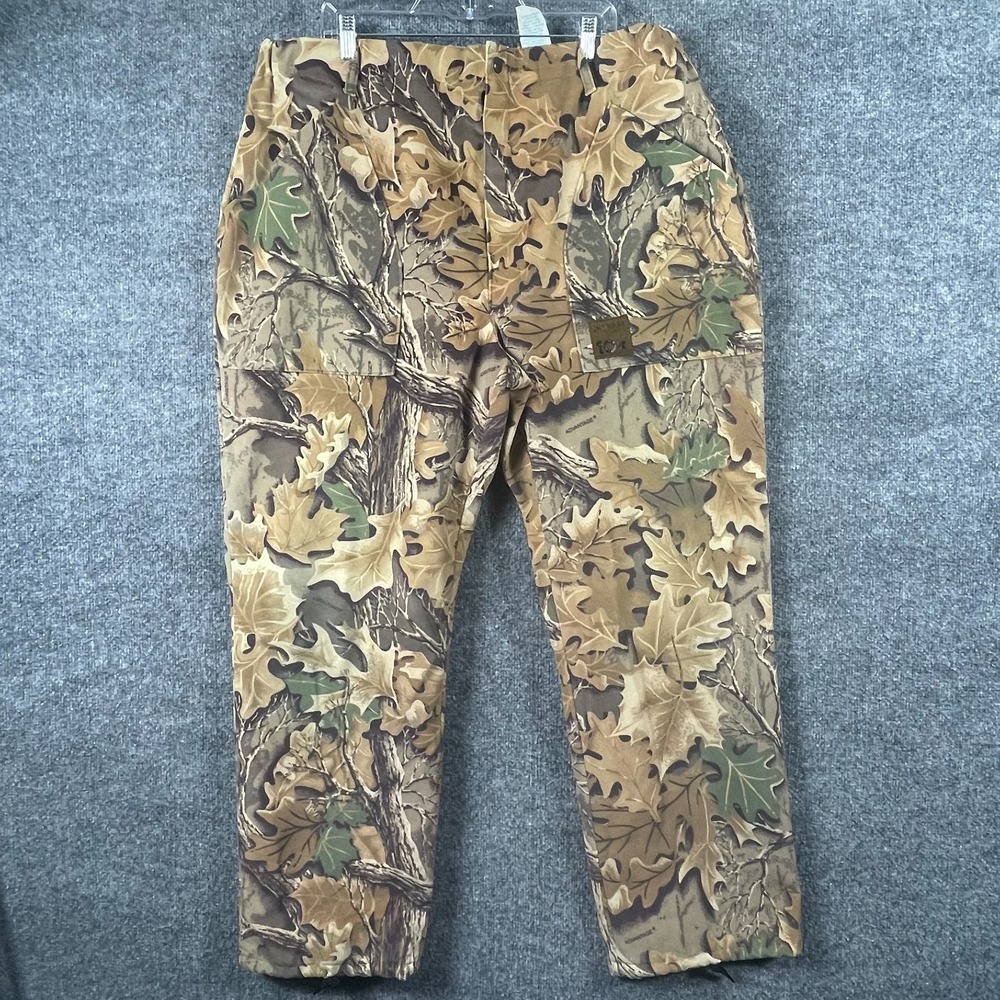 Vintage 10x Shikari Cloth Pants‎ Mens 2XL 40x30 Advantage Camo Hunting Outdoor